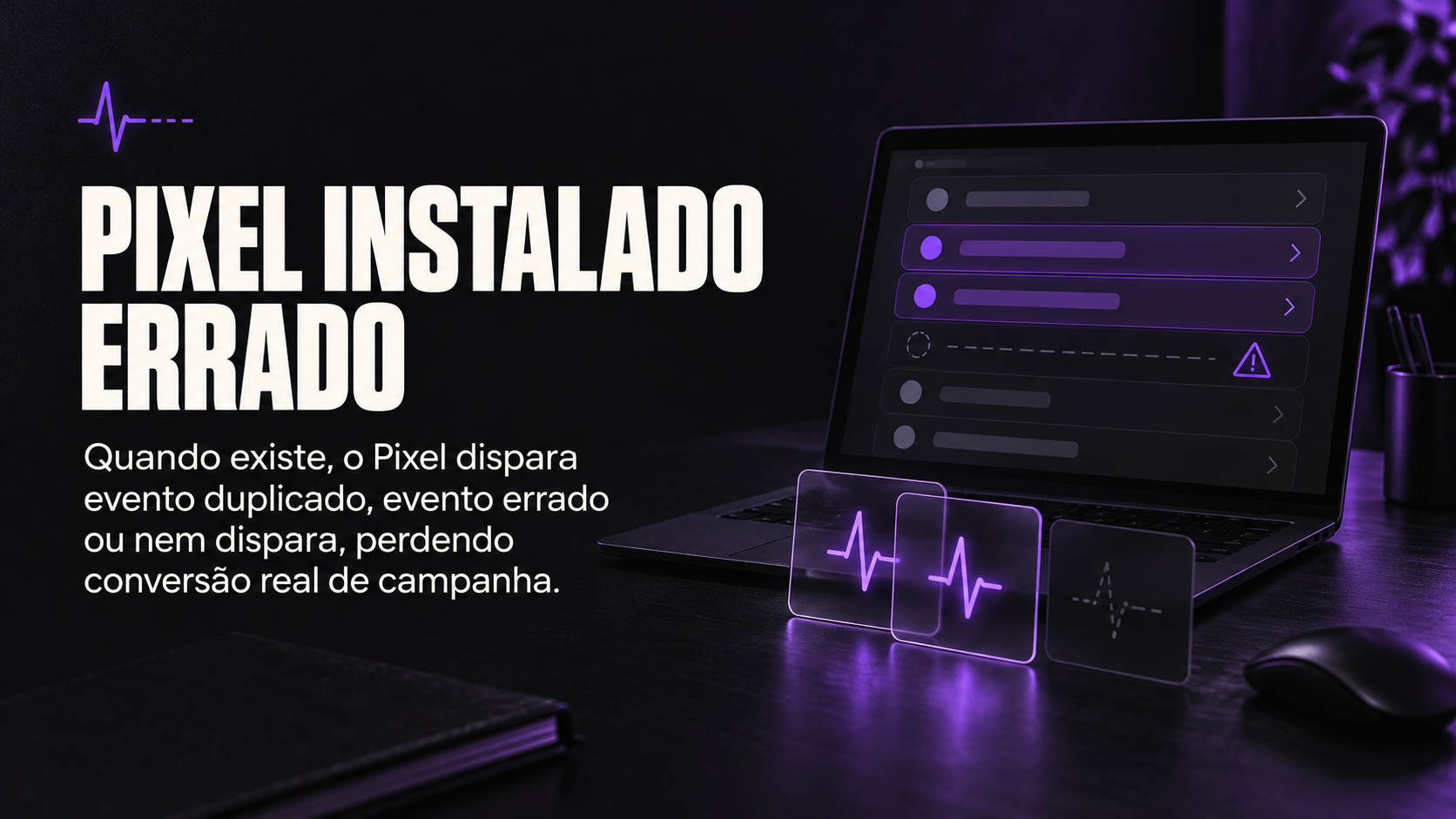 Pixel instalado errado: dispara evento duplicado, evento errado ou nem dispara